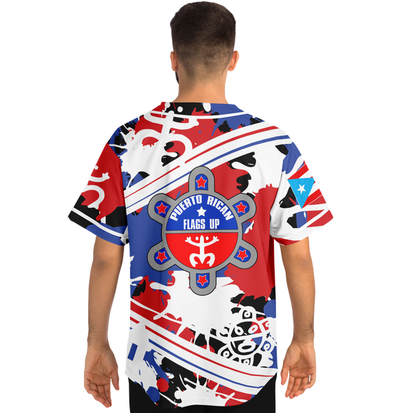 PR FRlags Up Baseball Jersey - AOP