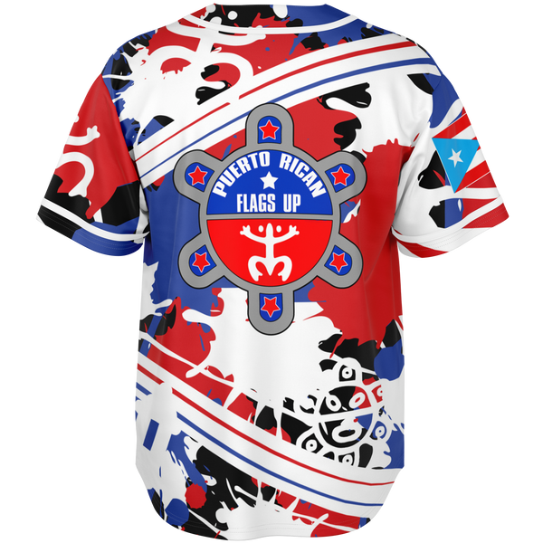 PR FRlags Up Baseball Jersey - AOP