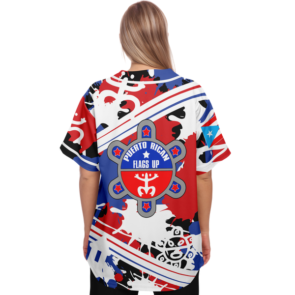 PR FRlags Up Baseball Jersey - AOP