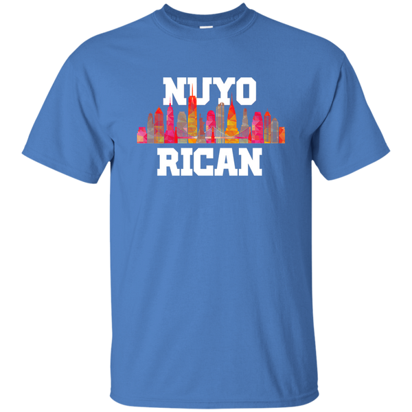 Nuyo Rican 2 G200 Gildan Ultra Cotton T-Shirt - PR FLAGS UP