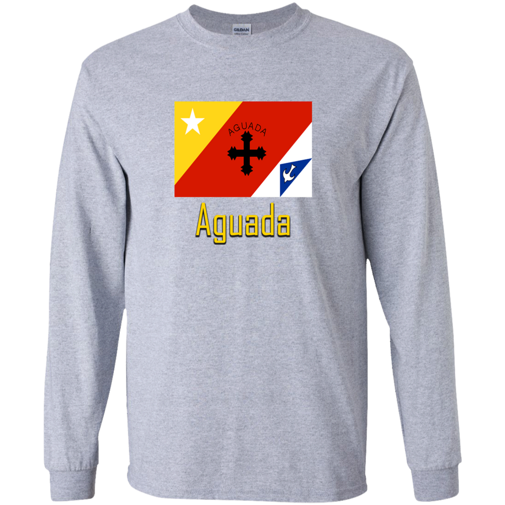 Aguada Flag G240 Gildan LS Ultra Cotton T-Shirt - PR FLAGS UP