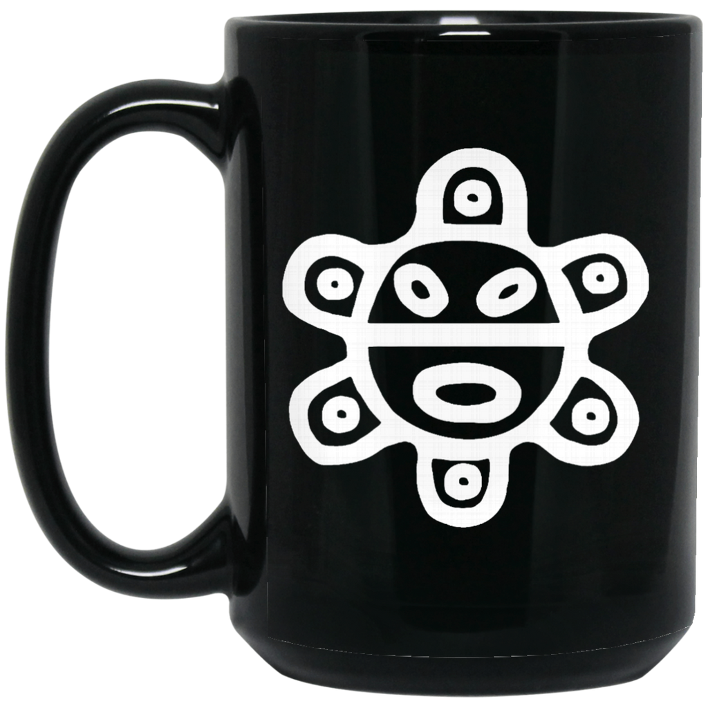 Taino Sun White BM15OZ 15 oz. Black Mug