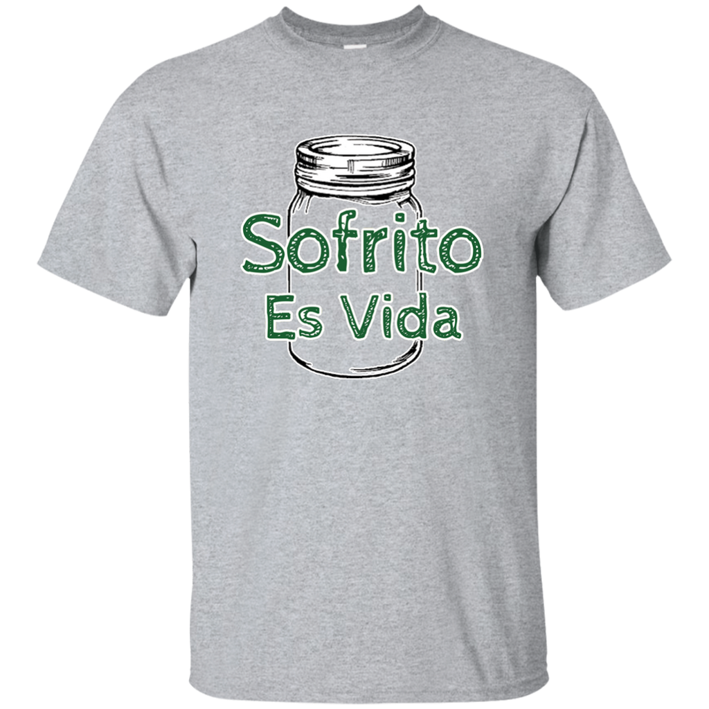 Sofrito Es Vida Custom Ultra Cotton T-Shirt - PR FLAGS UP