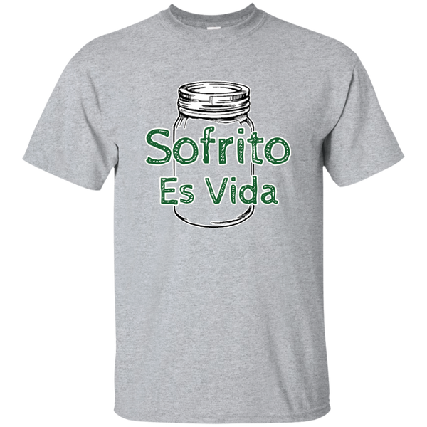 Sofrito Es Vida Custom Ultra Cotton T-Shirt - PR FLAGS UP