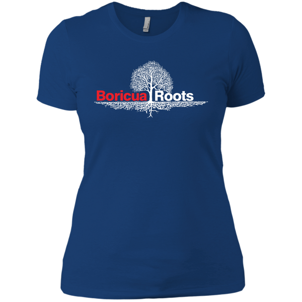 Roots Next Level Ladies' Boyfriend Tee - PR FLAGS UP