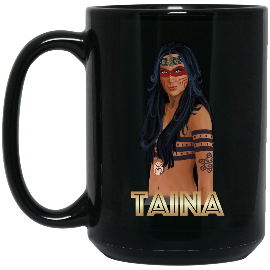 Taina BM15OZ 15 oz. Black Mug