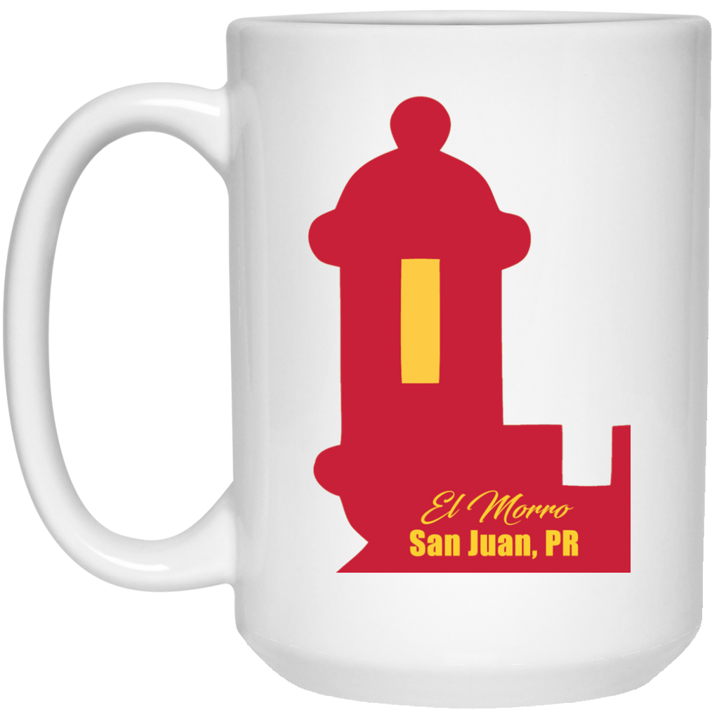 El Morro Mug - 15oz - PR FLAGS UP