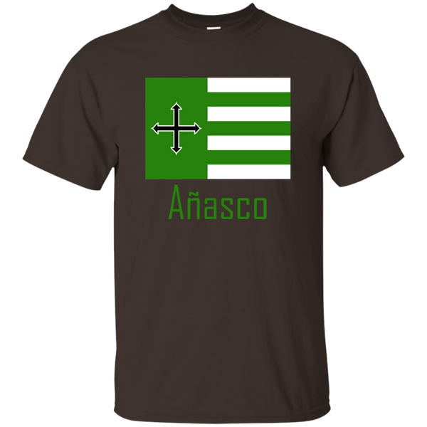 Añasco Flag G200 Gildan Ultra Cotton T-Shirt - PR FLAGS UP