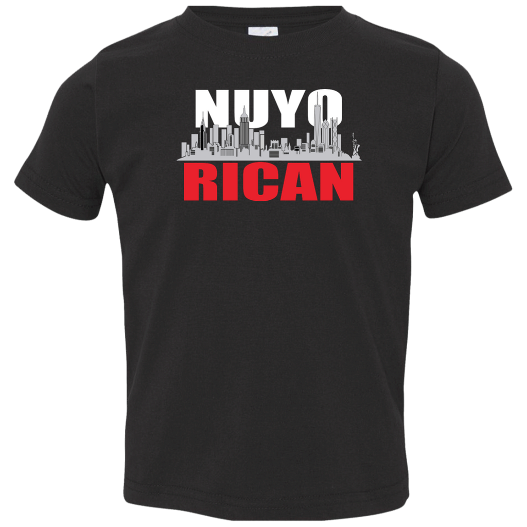 NuyoRican Toddler Jersey Tee - PR FLAGS UP