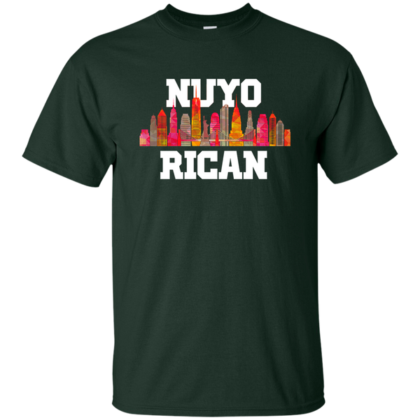 Nuyo Rican 2 G200 Gildan Ultra Cotton T-Shirt - PR FLAGS UP