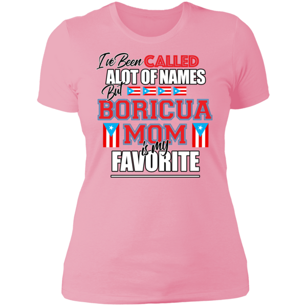 Boricua Mom NL3900 Ladies' Boyfriend T-Shirt