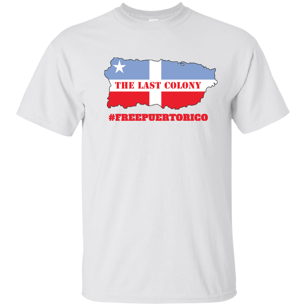 The Last Colony Custom Ultra Cotton T-Shirt - PR FLAGS UP