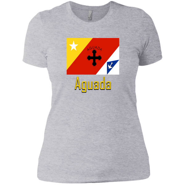 Aguada Flag NL3900 Next Level Ladies' Boyfriend T-Shirt - PR FLAGS UP