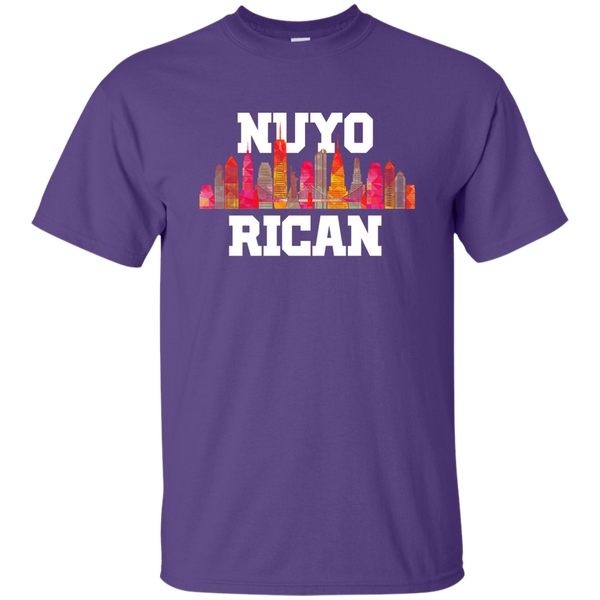 Nuyo Rican 2 G200 Gildan Ultra Cotton T-Shirt - PR FLAGS UP