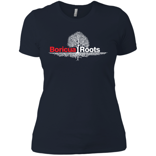 Roots Next Level Ladies' Boyfriend Tee - PR FLAGS UP