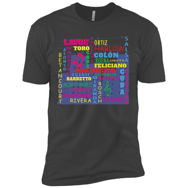 The Salsa All Stars NL3600 Next Level Premium Short Sleeve T-Shirt - PR FLAGS UP