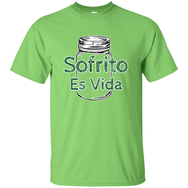 Sofrito Es Vida Custom Ultra Cotton T-Shirt - PR FLAGS UP