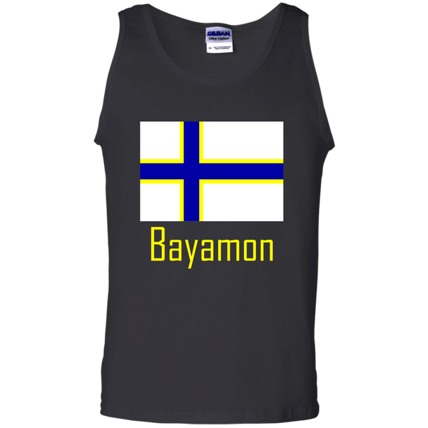 Bayamon Flag G220 Gildan 100% Cotton Tank Top - PR FLAGS UP
