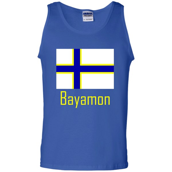 Bayamon Flag G220 Gildan 100% Cotton Tank Top - PR FLAGS UP