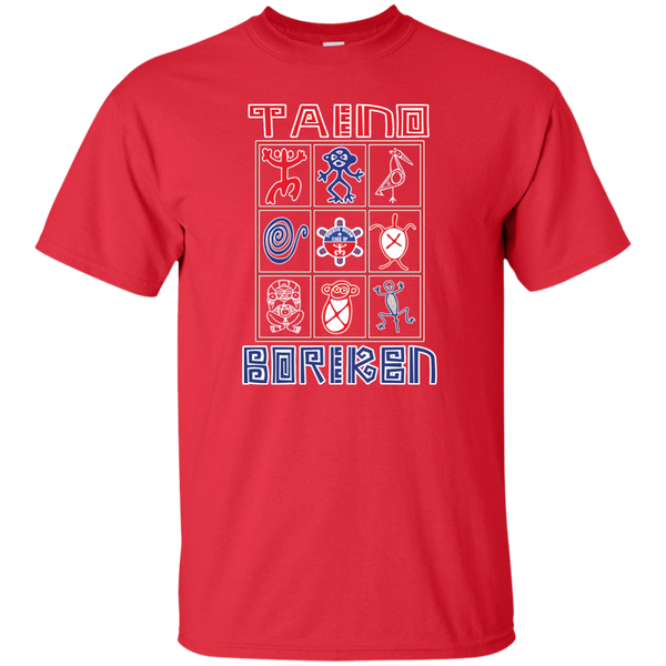 Taino Boriken Custom Ultra Cotton T-Shirt - PR FLAGS UP