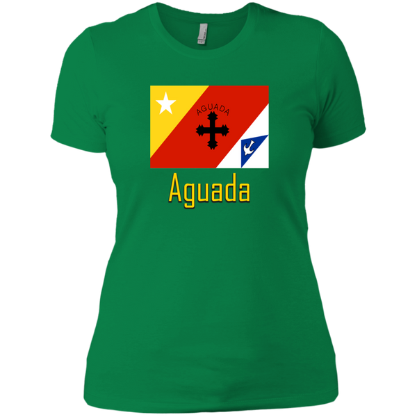 Aguada Flag NL3900 Next Level Ladies' Boyfriend T-Shirt - PR FLAGS UP