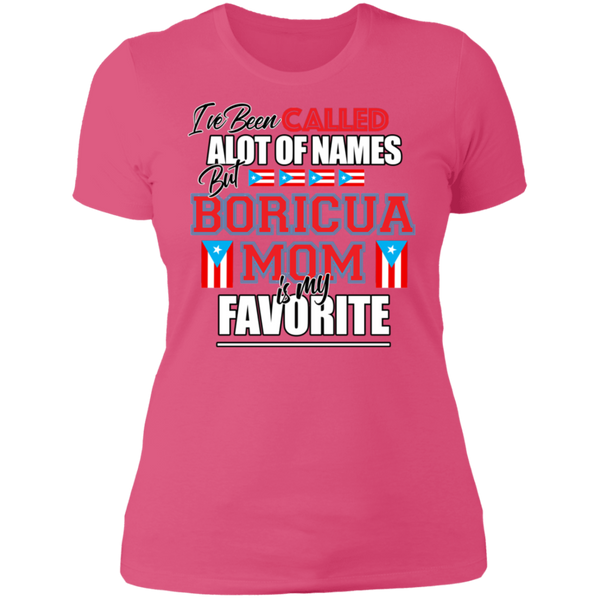 Boricua Mom NL3900 Ladies' Boyfriend T-Shirt