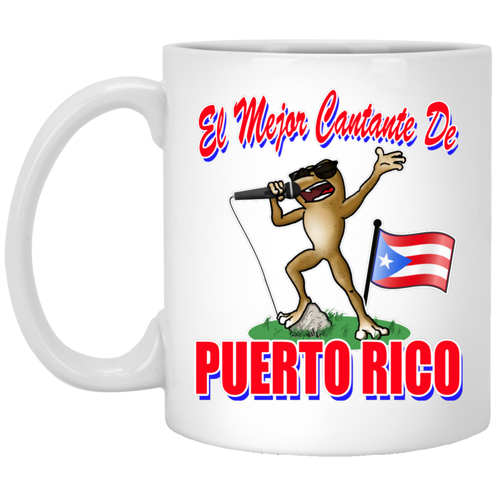 El Mejor Cantante 11 oz. Mug - PR FLAGS UP