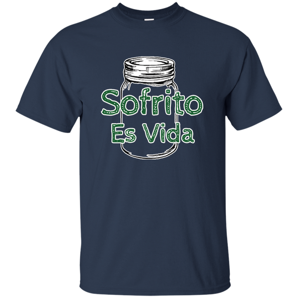 Sofrito Es Vida Custom Ultra Cotton T-Shirt - PR FLAGS UP