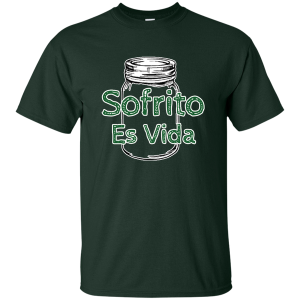 Sofrito Es Vida Custom Ultra Cotton T-Shirt - PR FLAGS UP