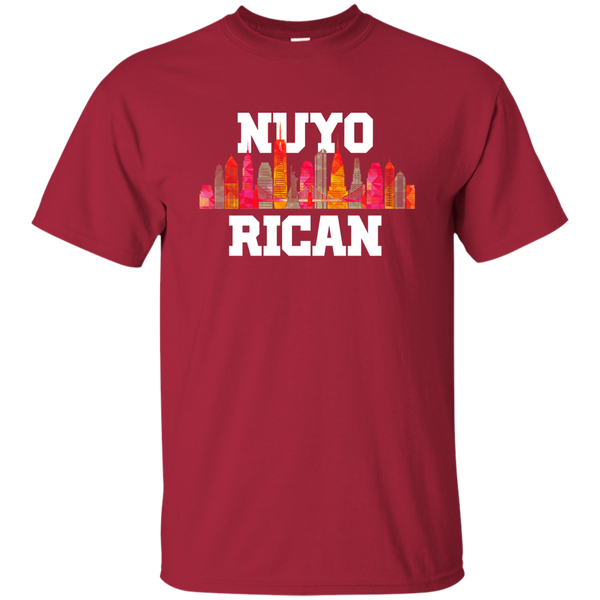 Nuyo Rican 2 G200 Gildan Ultra Cotton T-Shirt - PR FLAGS UP