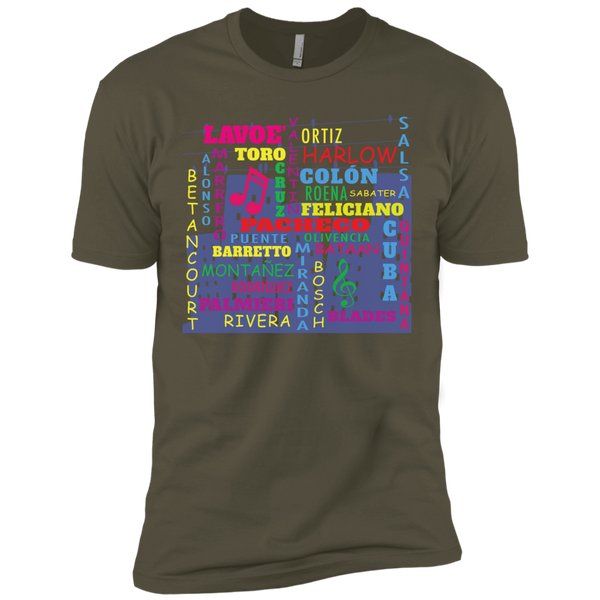 The Salsa All Stars NL3600 Next Level Premium Short Sleeve T-Shirt - PR FLAGS UP