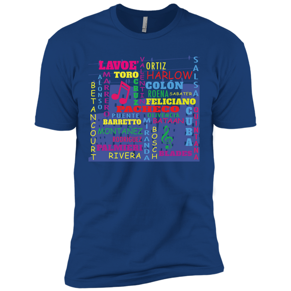 The Salsa All Stars NL3600 Next Level Premium Short Sleeve T-Shirt - PR FLAGS UP