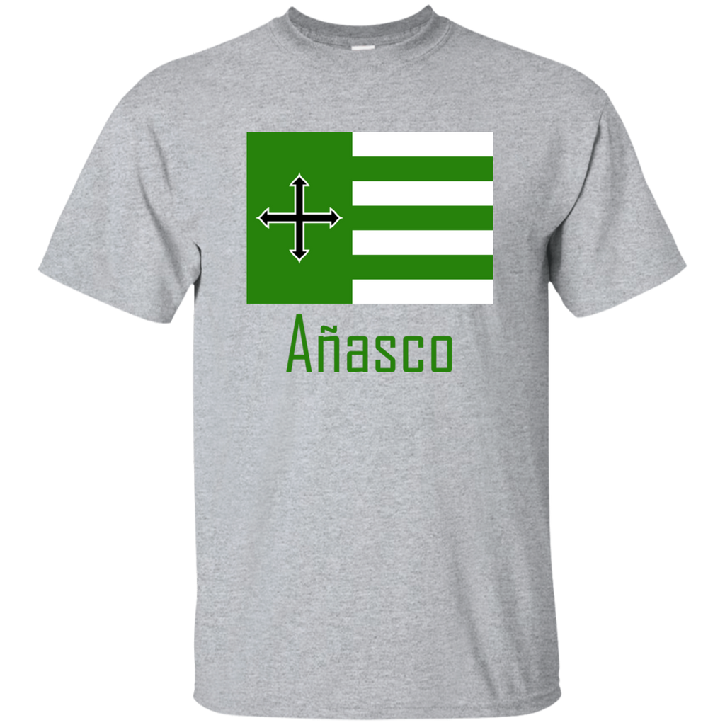 Añasco Flag G200 Gildan Ultra Cotton T-Shirt - PR FLAGS UP