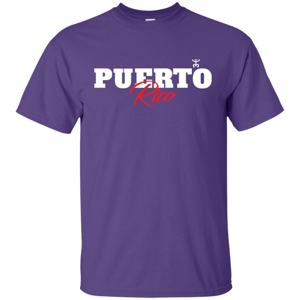 Puerto Rico Script 1 Ultra Cotton T-Shirt - PR FLAGS UP