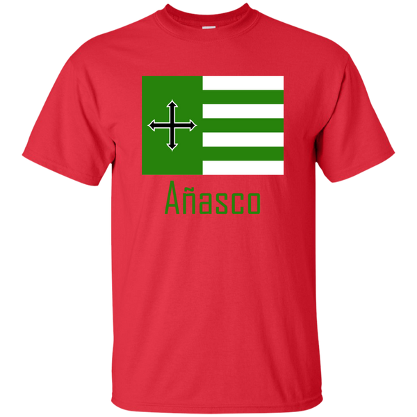 Añasco Flag G200 Gildan Ultra Cotton T-Shirt - PR FLAGS UP