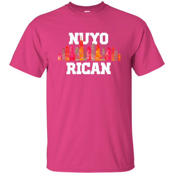 Nuyo Rican 2 G200 Gildan Ultra Cotton T-Shirt - PR FLAGS UP