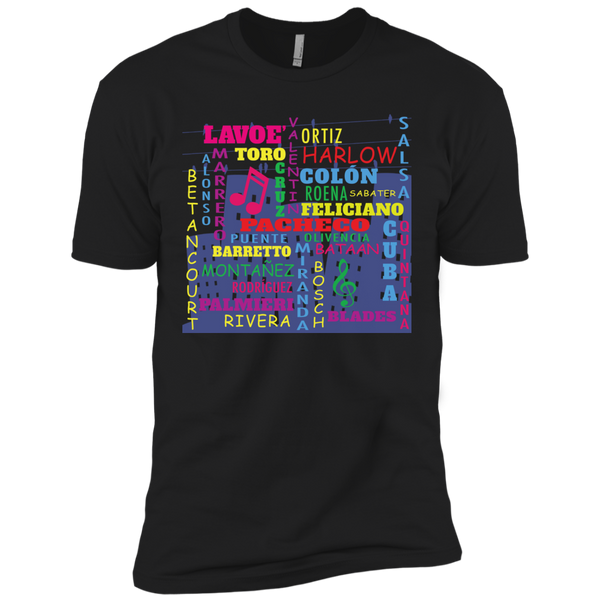 The Salsa All Stars NL3600 Next Level Premium Short Sleeve T-Shirt - PR FLAGS UP