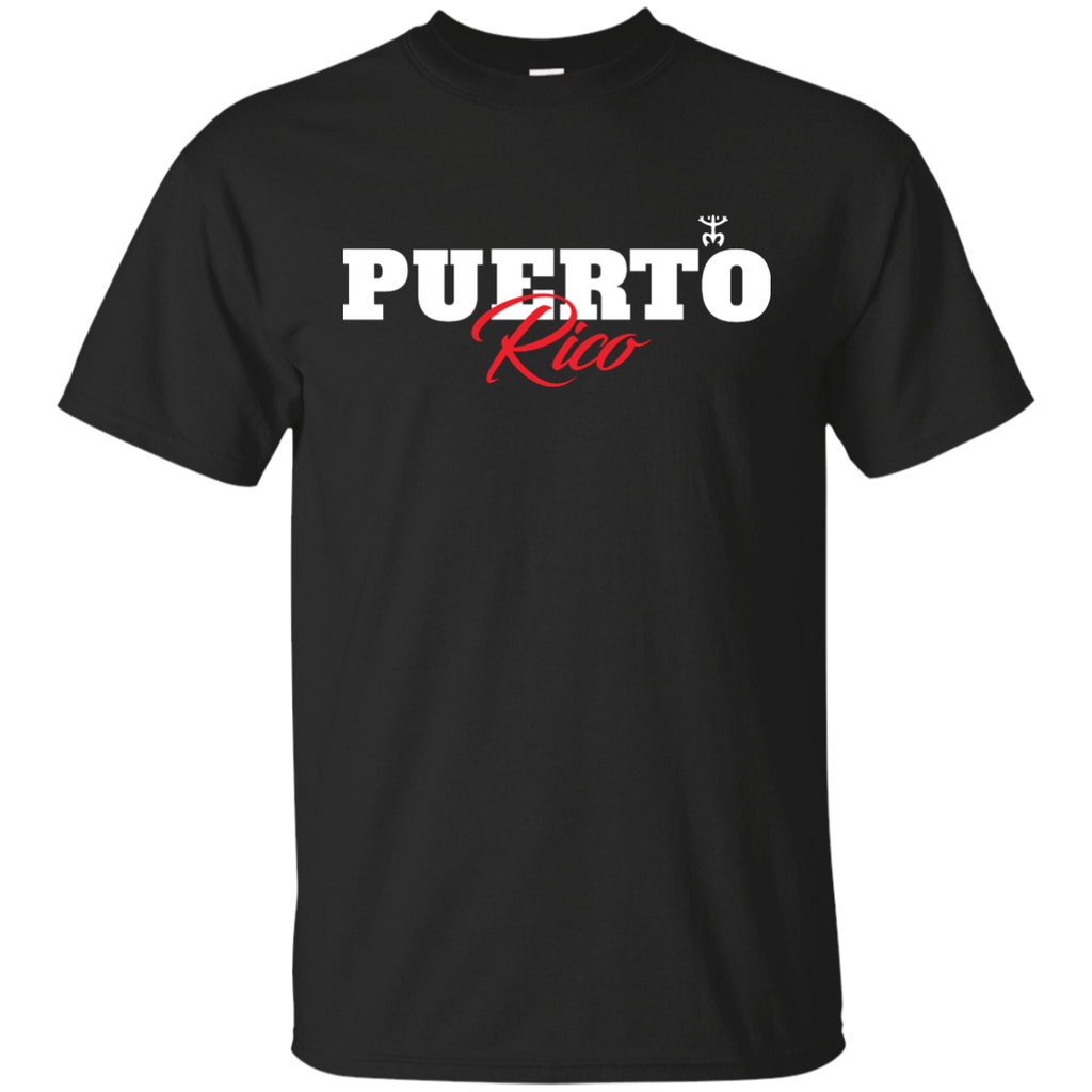 Puerto Rico Script 1 Ultra Cotton T-Shirt - PR FLAGS UP