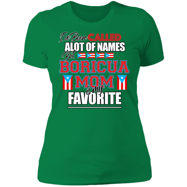 Boricua Mom NL3900 Ladies' Boyfriend T-Shirt