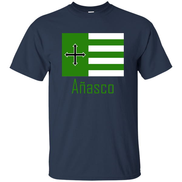 Añasco Flag G200 Gildan Ultra Cotton T-Shirt - PR FLAGS UP