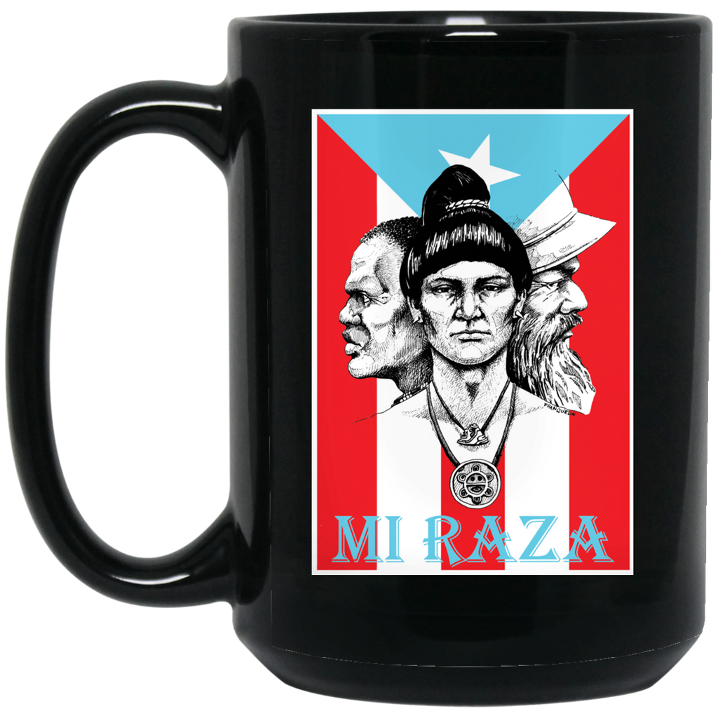 Mi Raza BM15OZ 15 oz. Black Mug