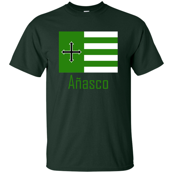Añasco Flag G200 Gildan Ultra Cotton T-Shirt - PR FLAGS UP