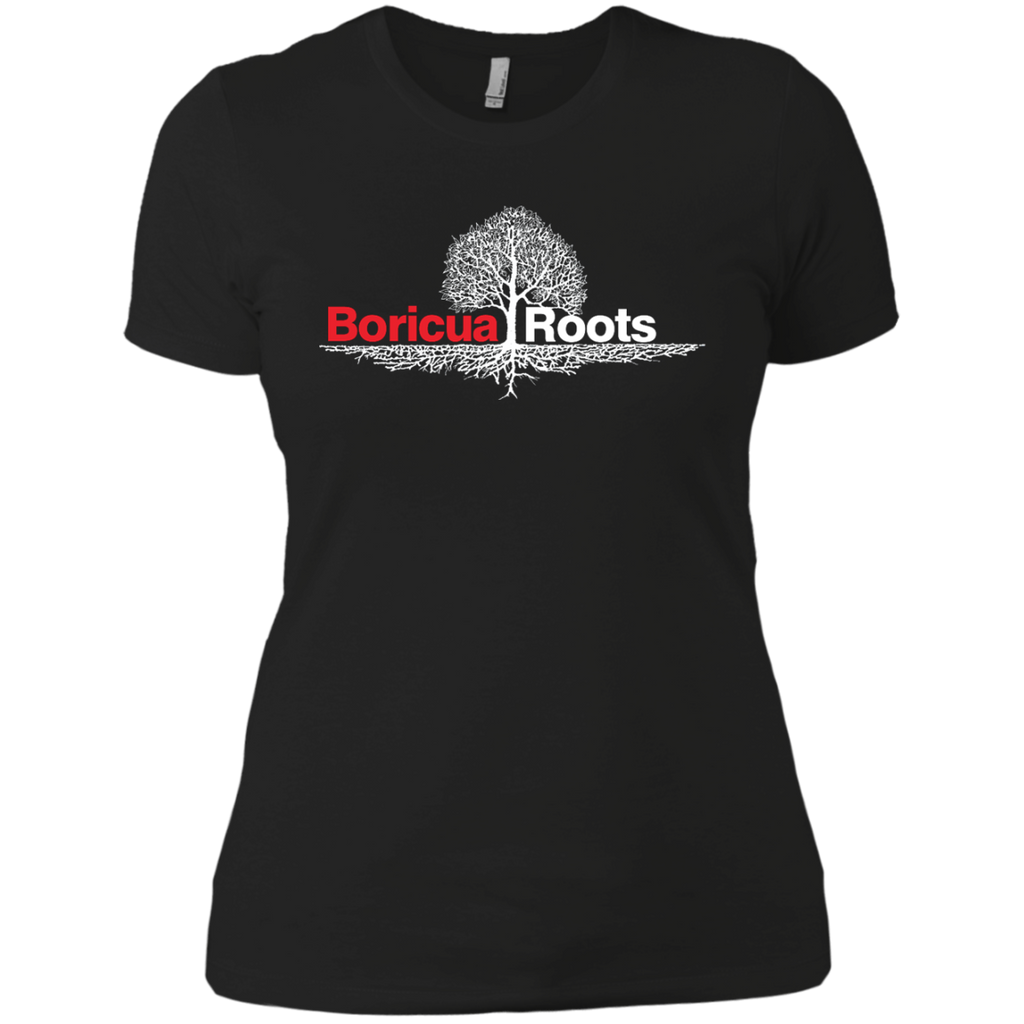 Roots Next Level Ladies' Boyfriend Tee - PR FLAGS UP
