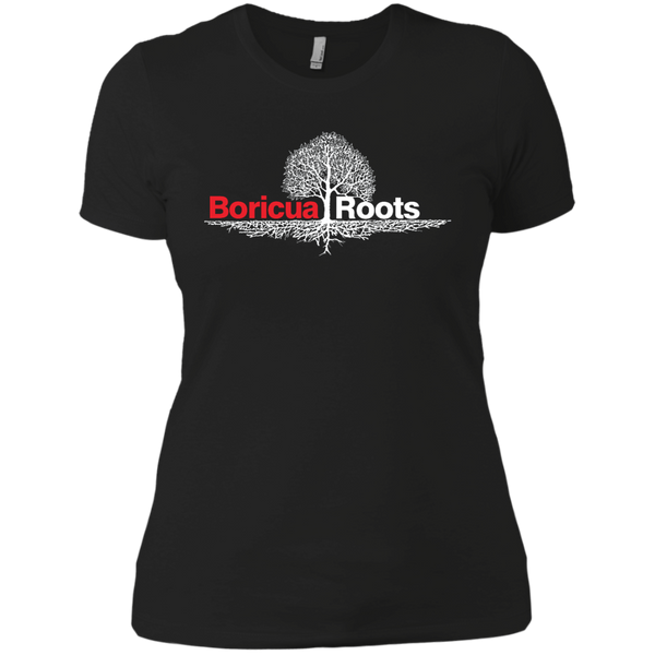 Roots Next Level Ladies' Boyfriend Tee - PR FLAGS UP