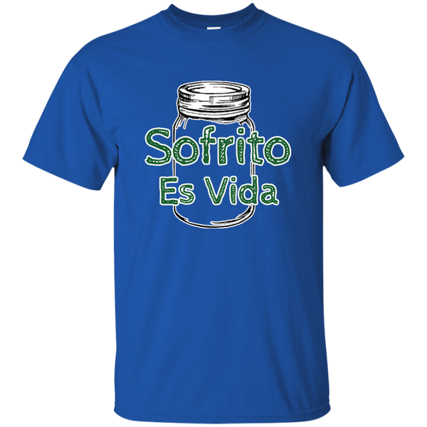 Sofrito Es Vida Custom Ultra Cotton T-Shirt - PR FLAGS UP