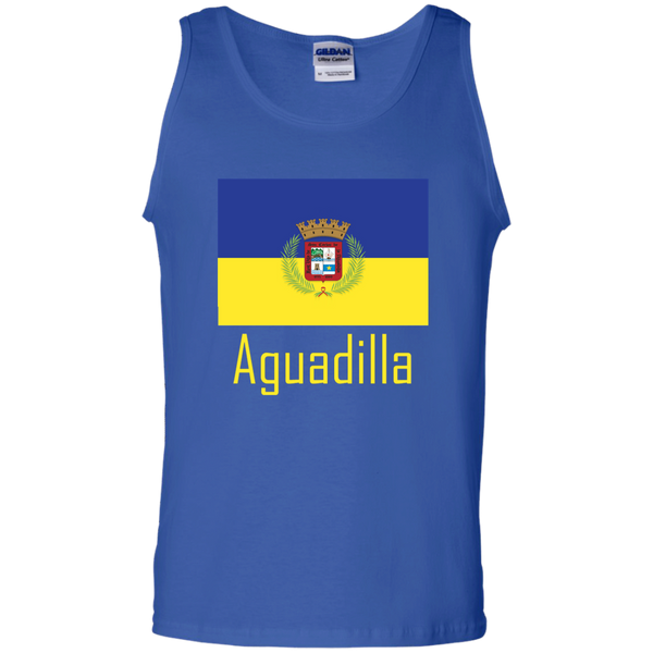 Aguadilla Flag G220 Gildan 100% Cotton Tank Top - PR FLAGS UP