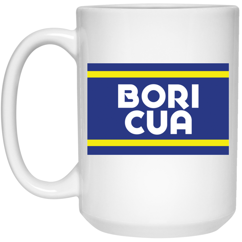Boricua G 21504 15 oz. White Mug