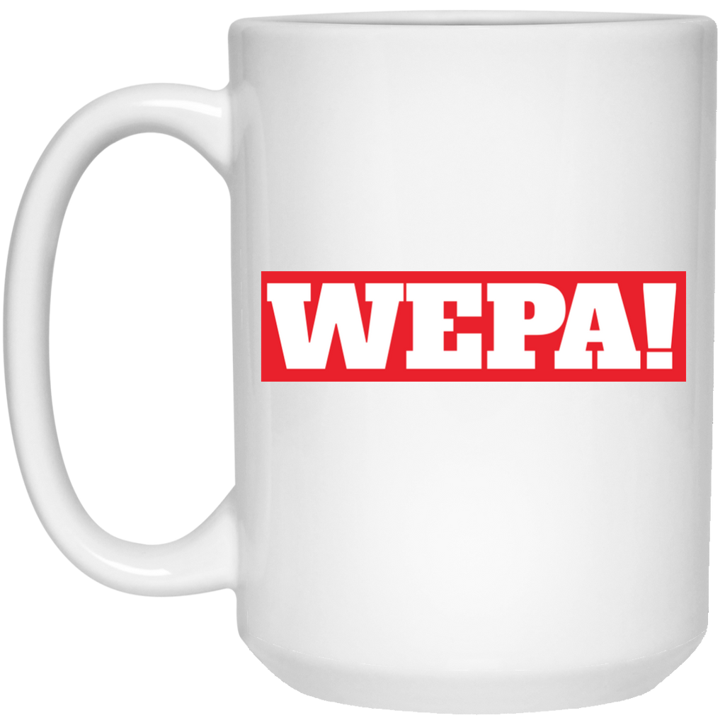 Wepa! Mug - 15oz - PR FLAGS UP