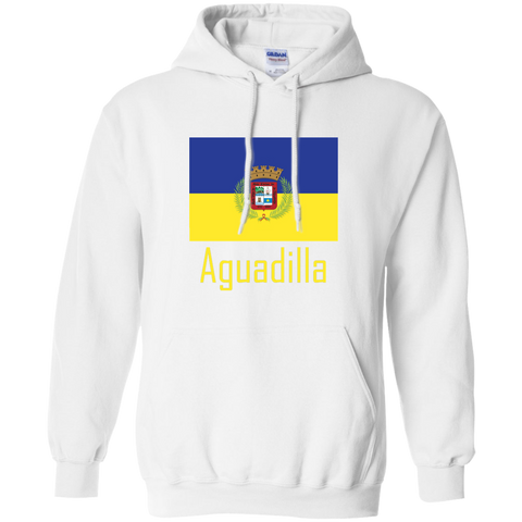 Aguadilla Flag G185 Gildan Pullover Hoodie 8 oz. - PR FLAGS UP