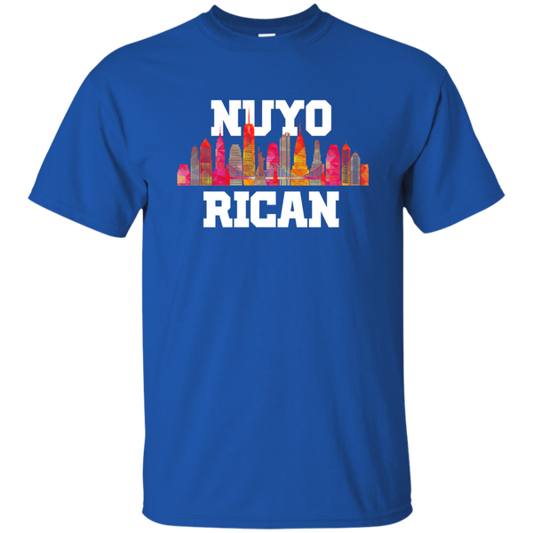 Nuyo Rican 2 G200 Gildan Ultra Cotton T-Shirt - PR FLAGS UP